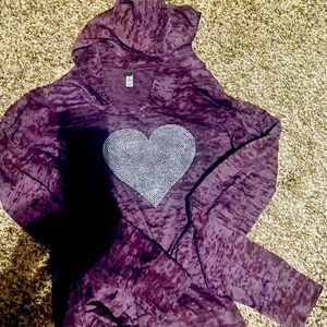SOLD Lightweight Burn-Out Yoga Hoodie